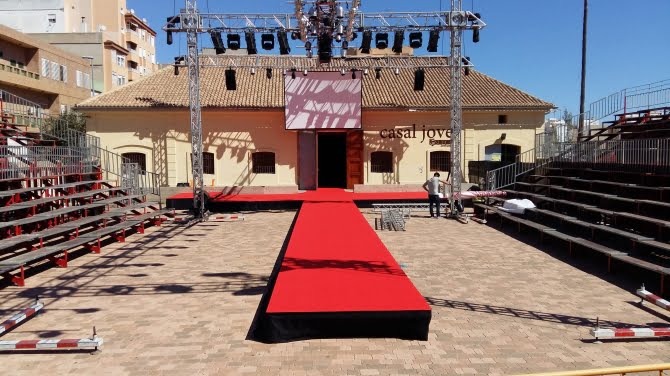 escenario pasarela -